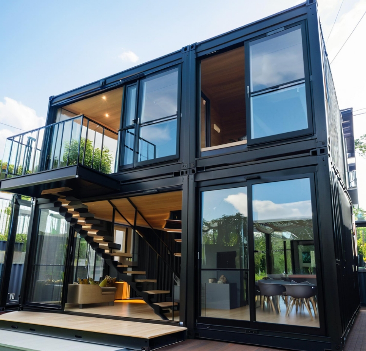 expandable folding container house