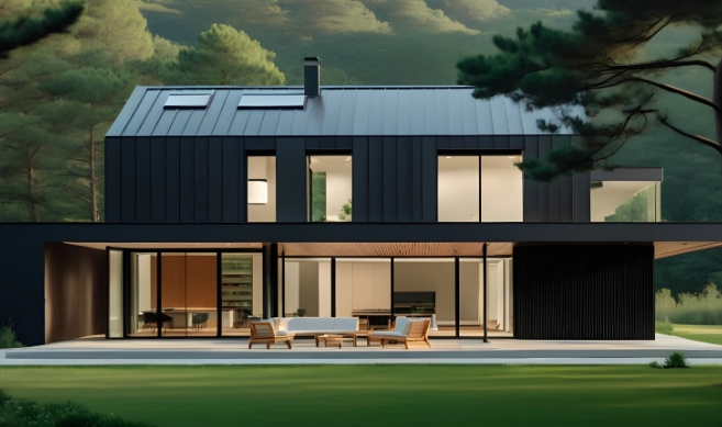 two-story light steel villa
