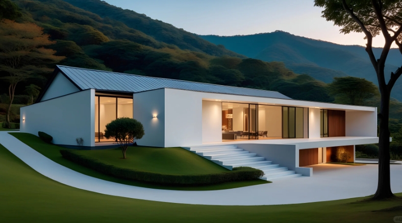 one-story light steel villa