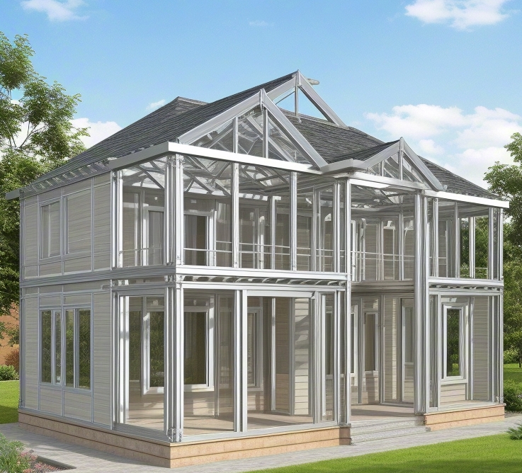 build a light steel villa