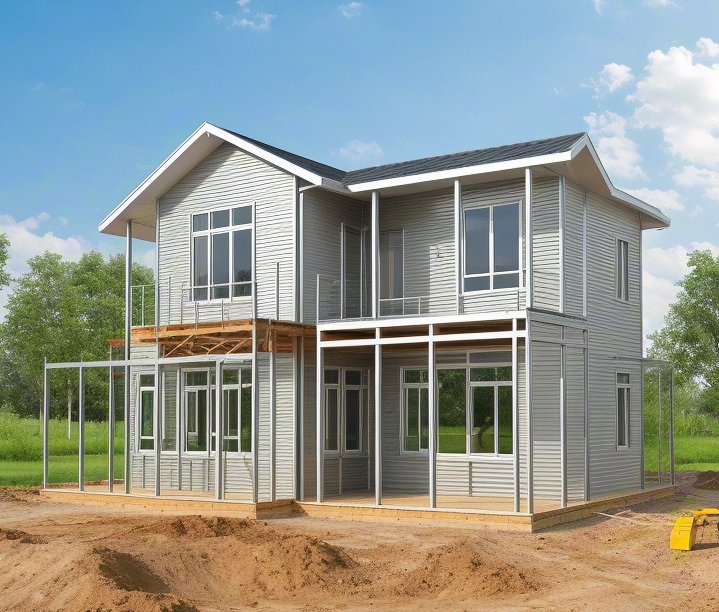 How long does it take to build a light steel villa?