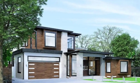 Two-story light steel villa