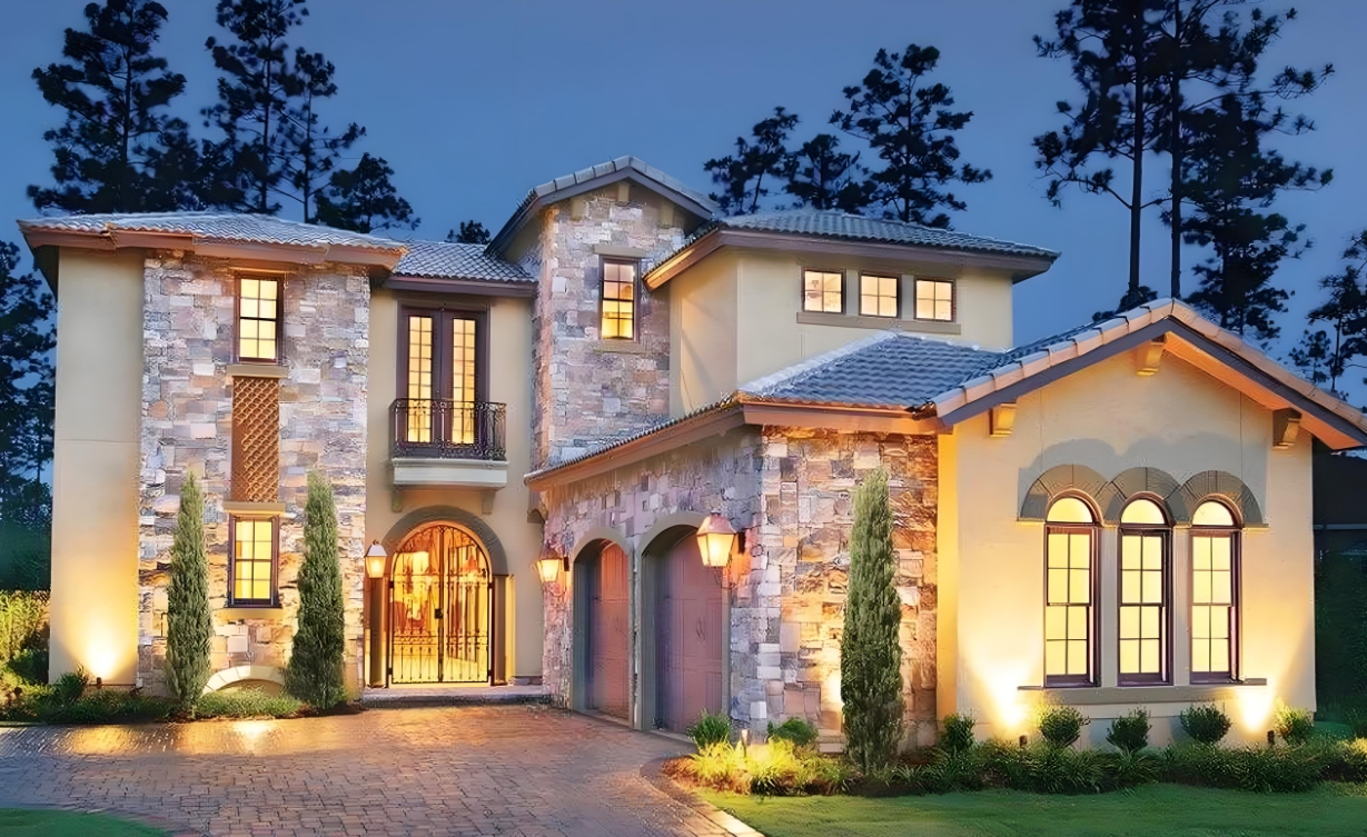 Two-story light steel villa