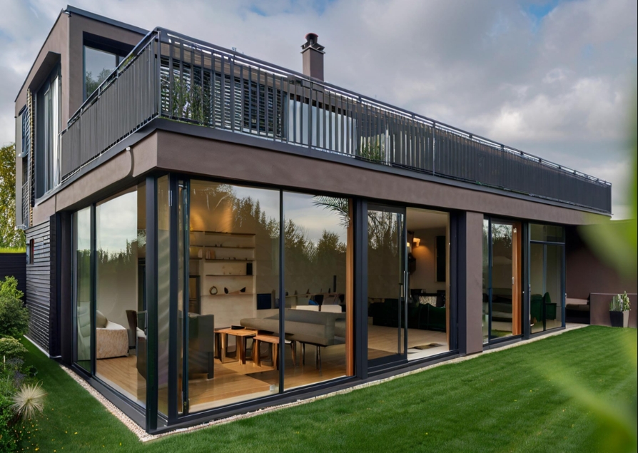Expandable foldable modular container home
