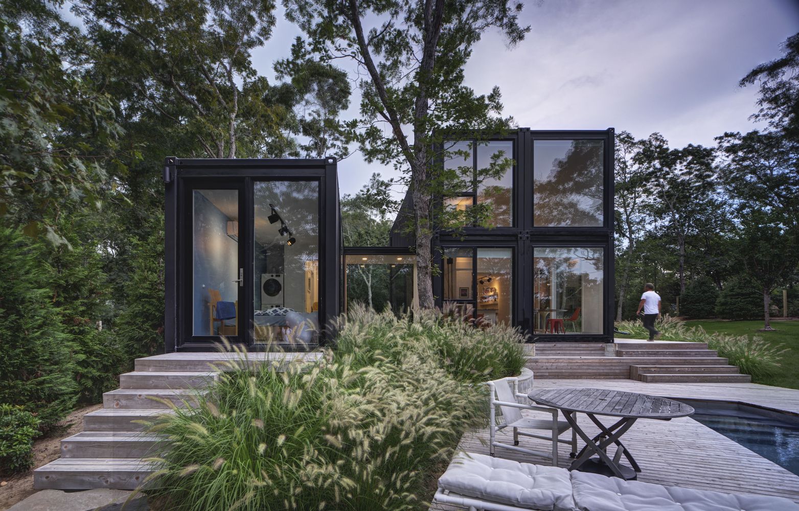 For luxury resort hotel apartment and small family container house