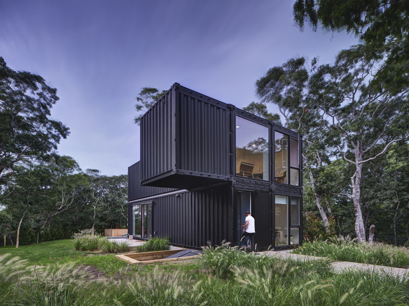 For luxury resort hotel apartment and small family container house