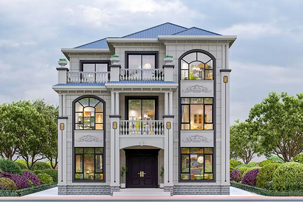 Modular prefabricated steel structure villa for sale