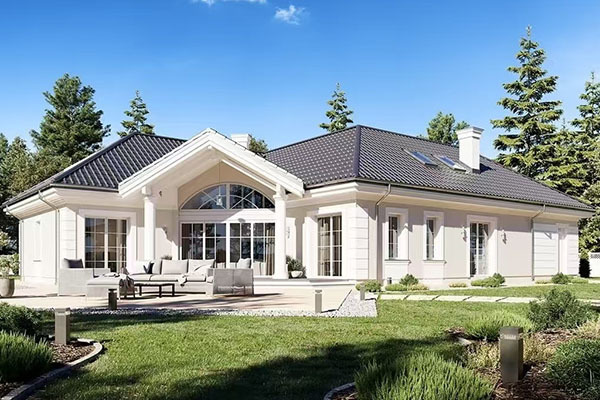 2-story 3-bedroom fully furnished light steel prefabricated house modern luxury villa