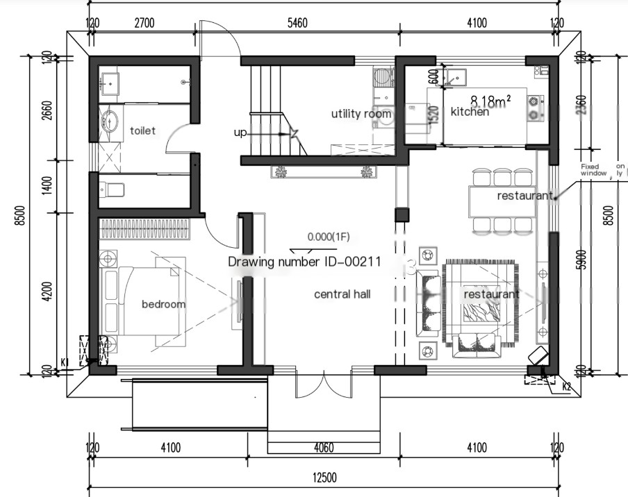 Three-story European-style light steel villa