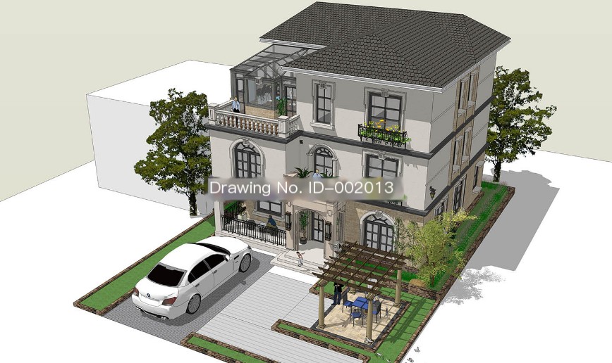 European-style light steel villa