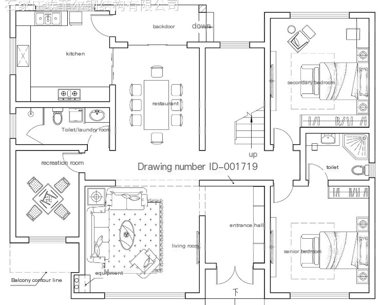 European-style light steel villa