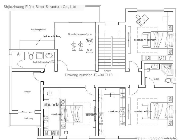 European-style light steel villa