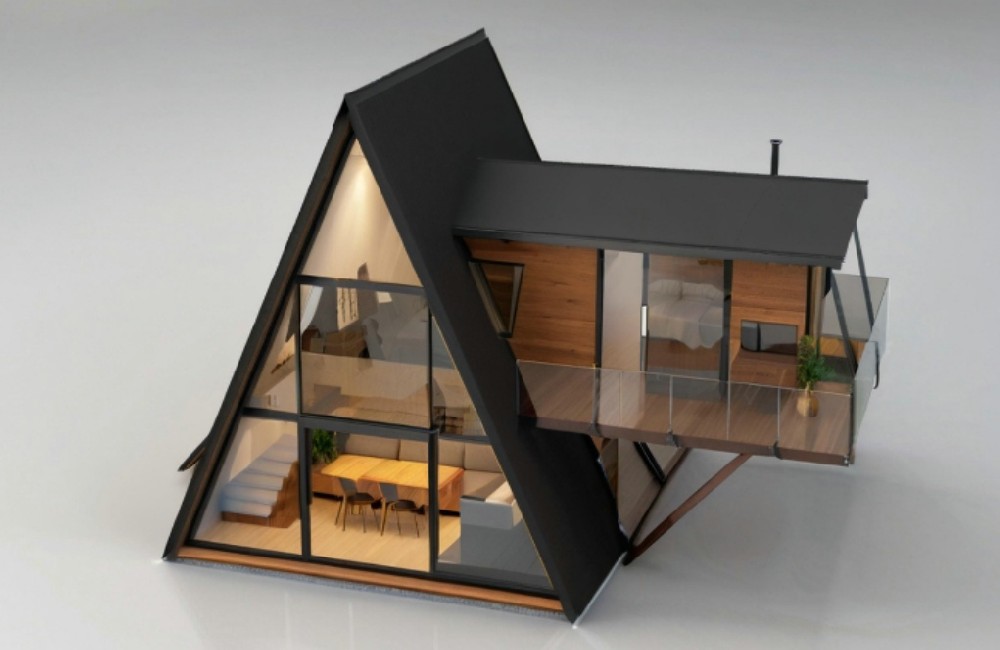 Single-story Lightweight steel frame houses