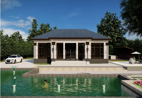 Upgraded Light Steel Villa