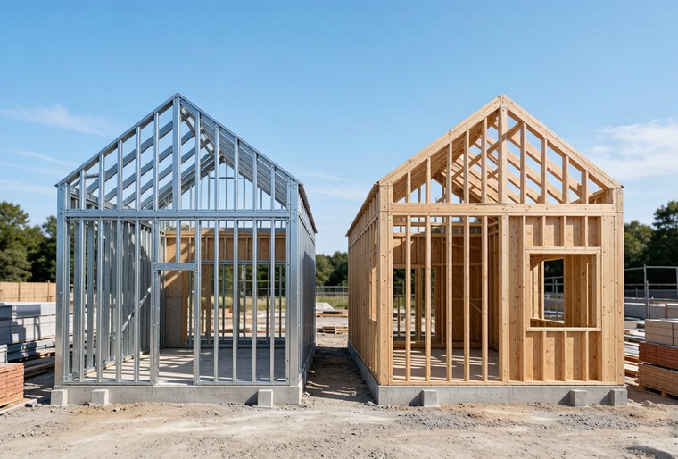 Light Gauge Steel vs Timber Frame for Prefab Residential Projects