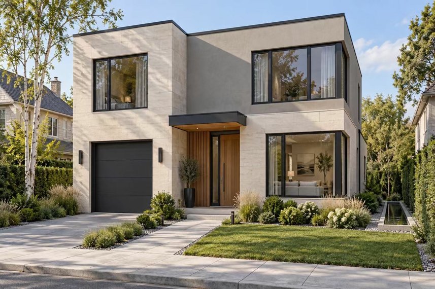 Modern Luxury light gauge steel villa 2 story 5 bedroom steel frame house